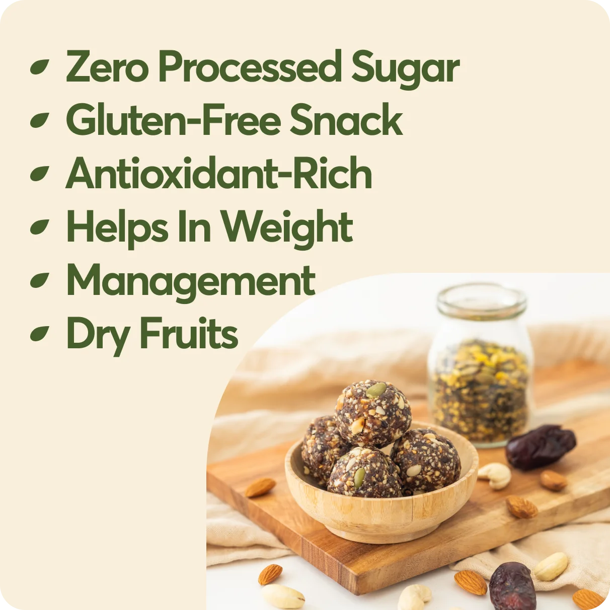 Dry Fruit Dates Laddoo | Gourmet Edition