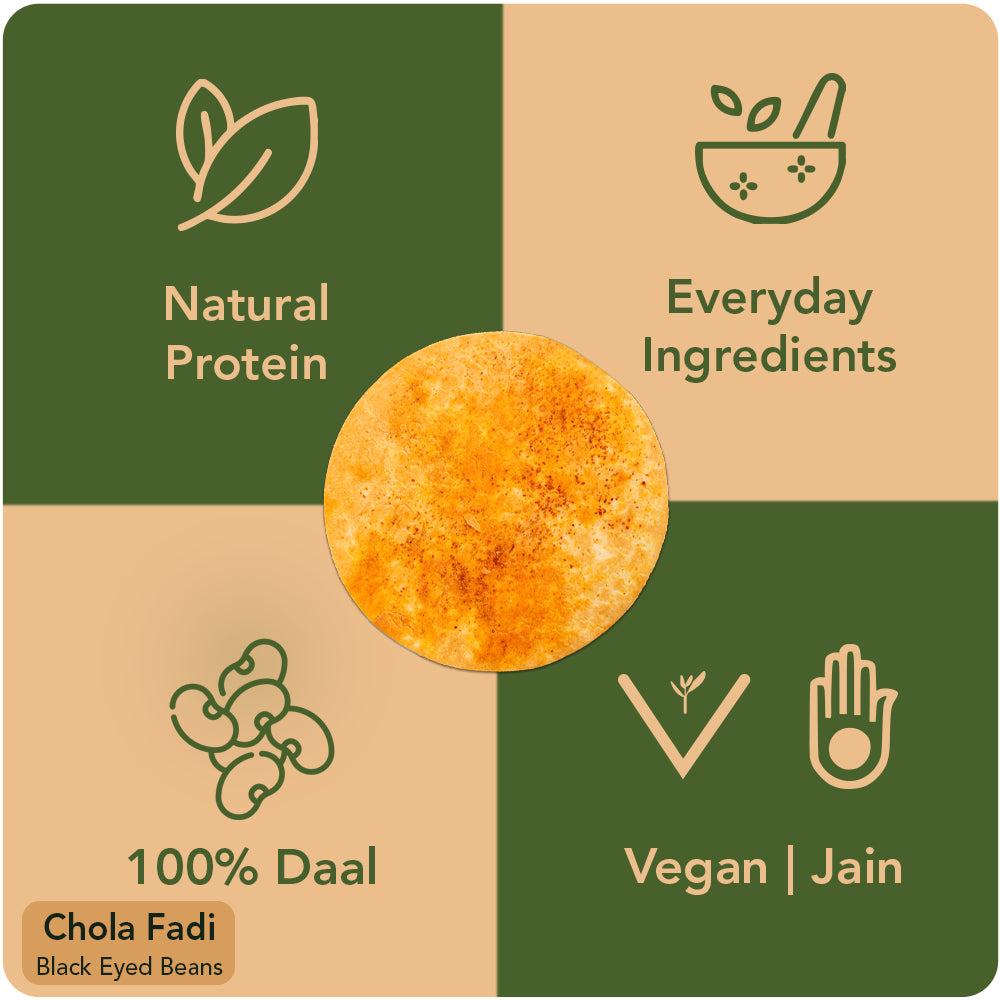 Chola Fadi I High Protein Khakhra | 210gm