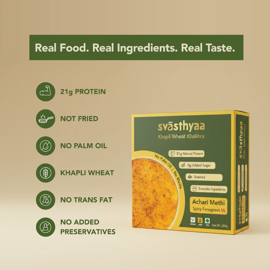 Achari Methi I Khapli Wheat Khakhra | 210gm