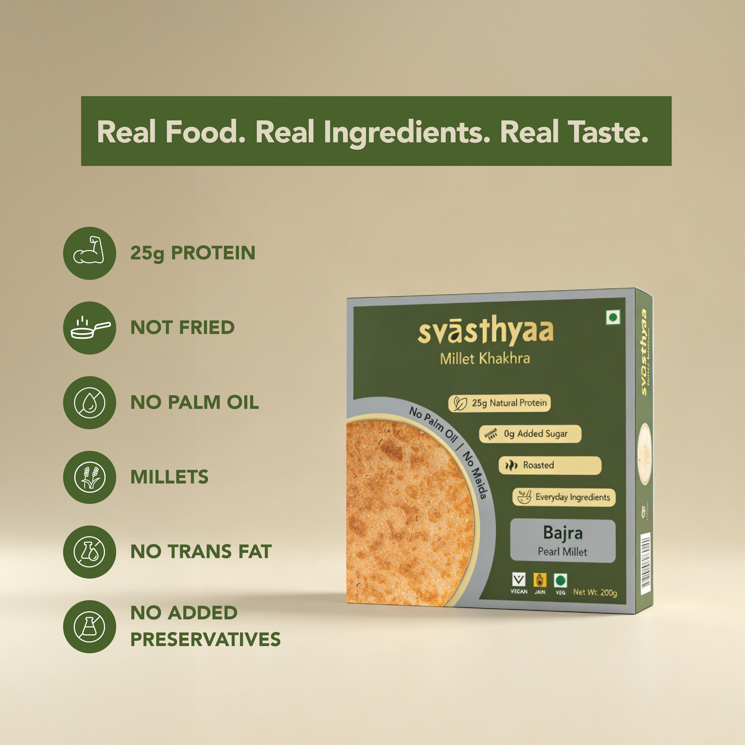 Bajra I Millet Khakhra | 200 gm