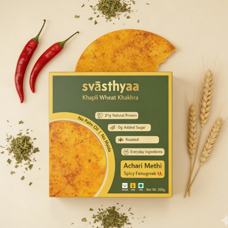 Achari Methi I Khapli Wheat Khakhra | 210gm
