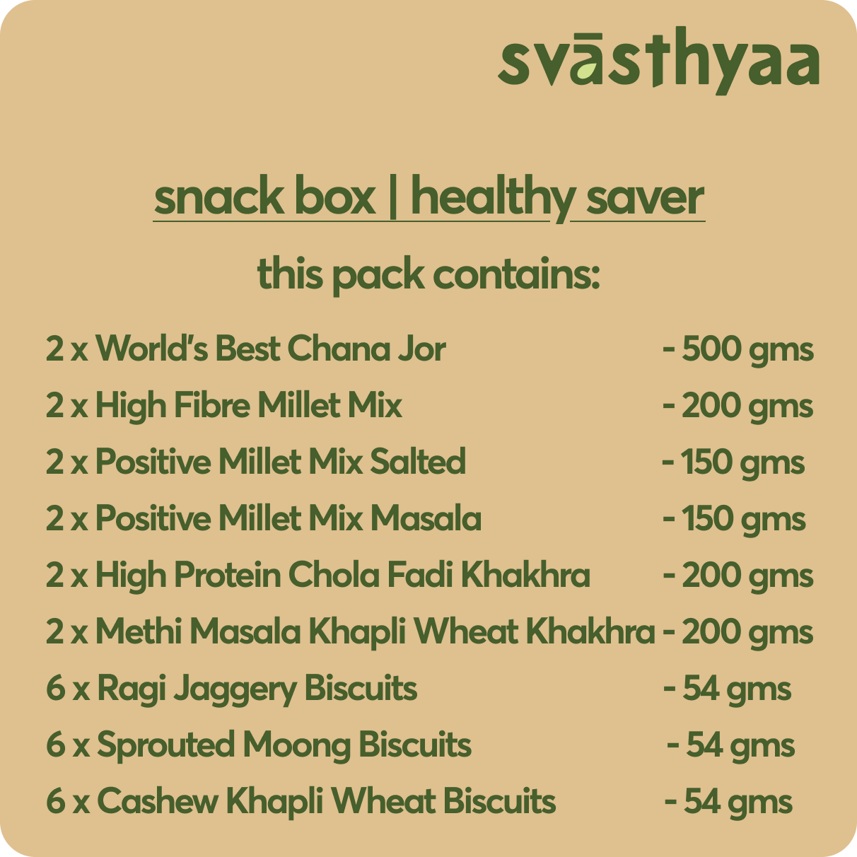 Snack Box I Healthy Saver