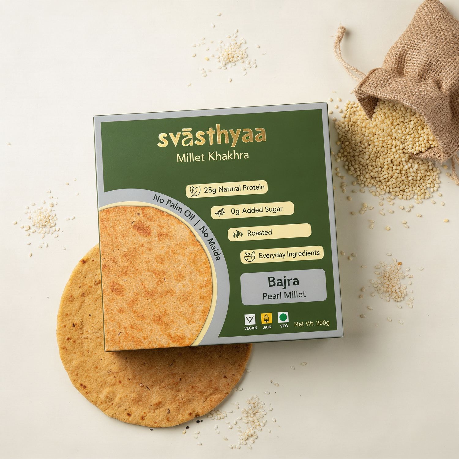Bajra I Millet Khakhra | 200 gm