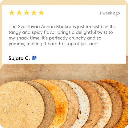 Achari Methi I Khapli Wheat Khakhra | Svasthyaa