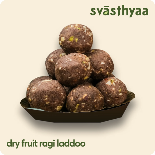 Dry Fruit Ragi Laddoo I Zero Sugar | Svasthyaa